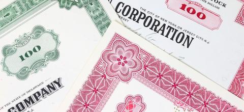 Stock certificates