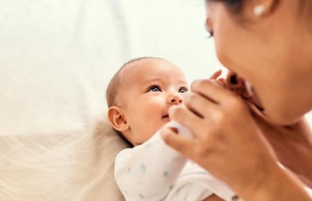 happy mother baby infant