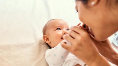 happy mother baby infant